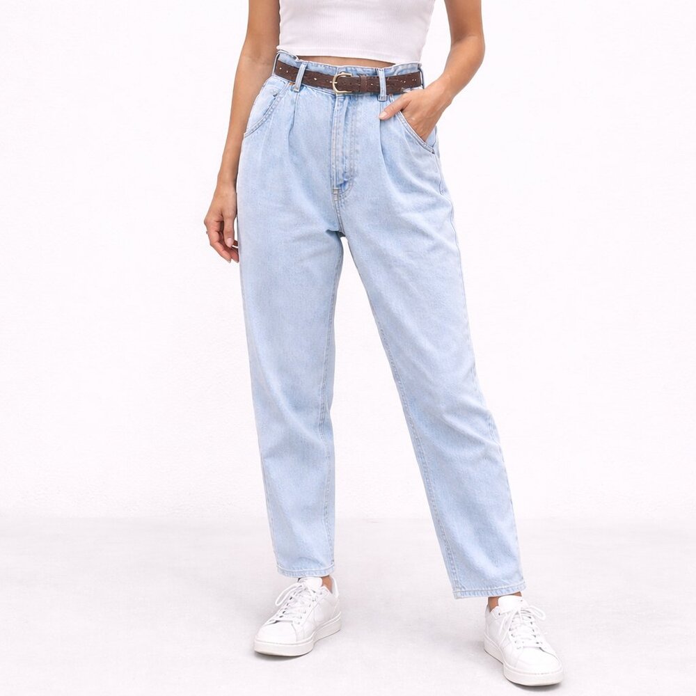 Bill Blass Vintage 80’s Pleated High Waist jeans